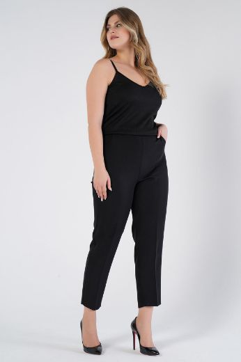Picture of Nelly 1915003 BLACK Plus Size Women Pants 