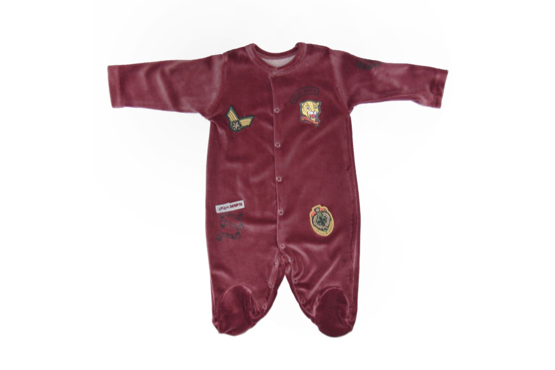 burgundy newborn outfit