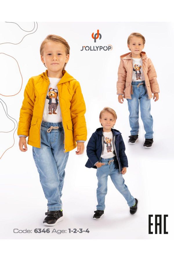 Jolly Pop 6346 PEMBE Erkek Çocuk Mont resmi