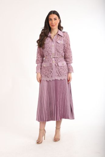 Picture of Polen Poe 2221007 LILAC Women Skirt
