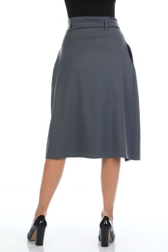 Picture of Kausi 22K1008 INDIGO Women Skirt