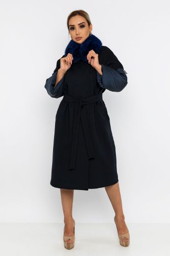 Picture of Renata 6060 DARK NAVYBLUE Plus Size Women Coat 