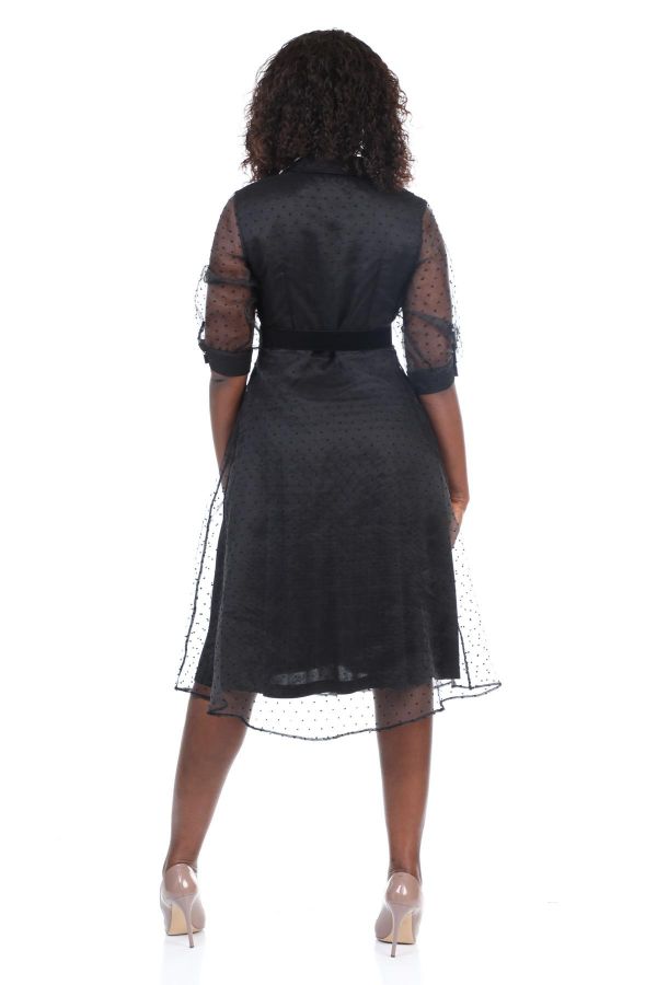Picture of ROXELAN RD8164 BLACK Women Dress