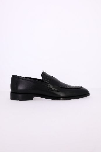 Dosso Dossi Shoes 11955 SIYAH ANTIK ST Erkek Klasik Ayakkabı resmi