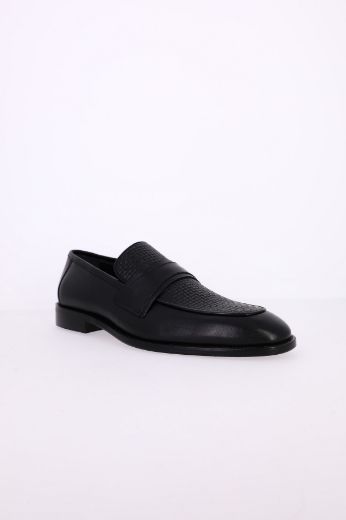 Dosso Dossi Shoes 11955 SIYAH ANTIK ST Erkek Klasik Ayakkabı resmi