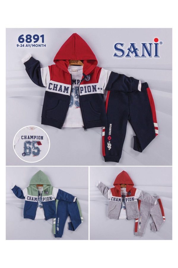 Sani Kids 6891 FISTIK YESILI Erkek Çocuk Takım resmi