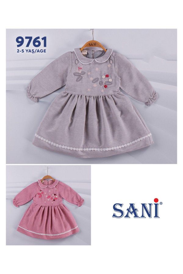 Sani Kids 9761 PEMBE Kız Çocuk Elbise resmi