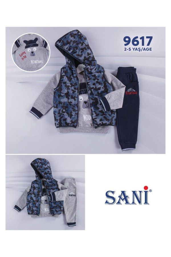 Sani Kids 9617 LACIVERT Erkek Çocuk Takım resmi