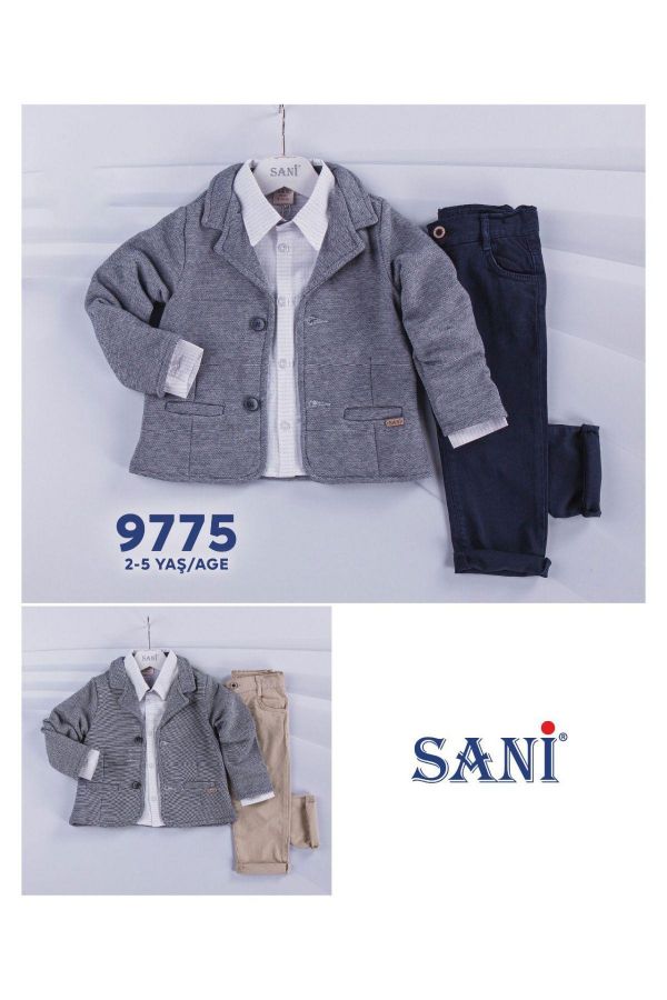 Sani Kids 9775 LACIVERT Erkek Çocuk Takım resmi