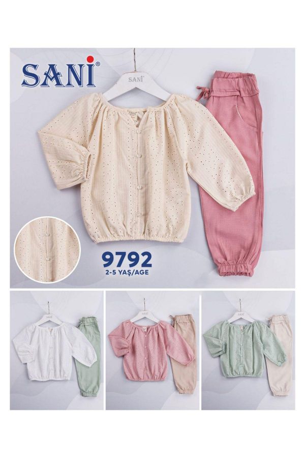 Sani Kids 9792 SARI Kız Çocuk Takım resmi