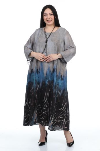 Wioma 7030xl TAS Büyük Beden Kadın Elbise resmi