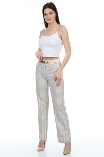 Fimore 01220-4 KREM Kadın Pantolon resmi