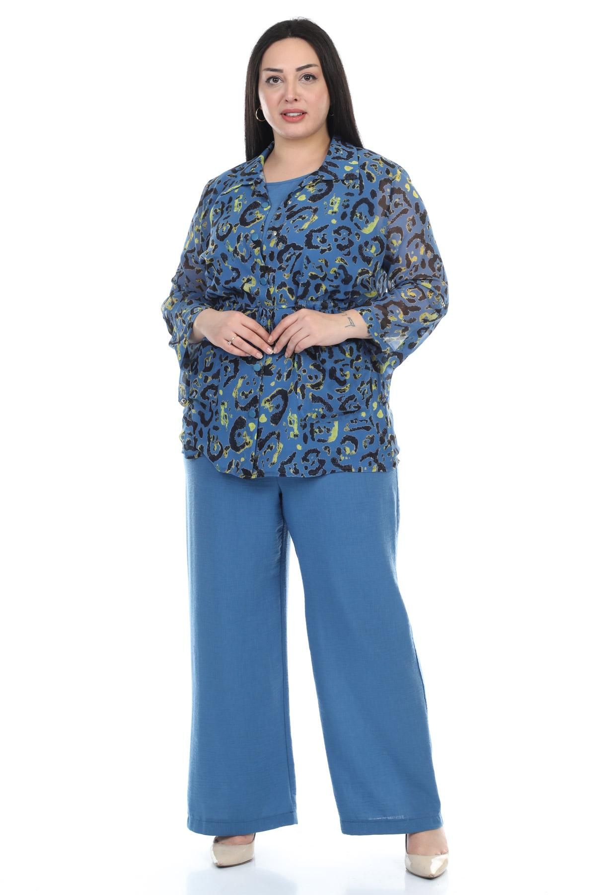 Velvet 96528xl SAX Plus Size Women Suit