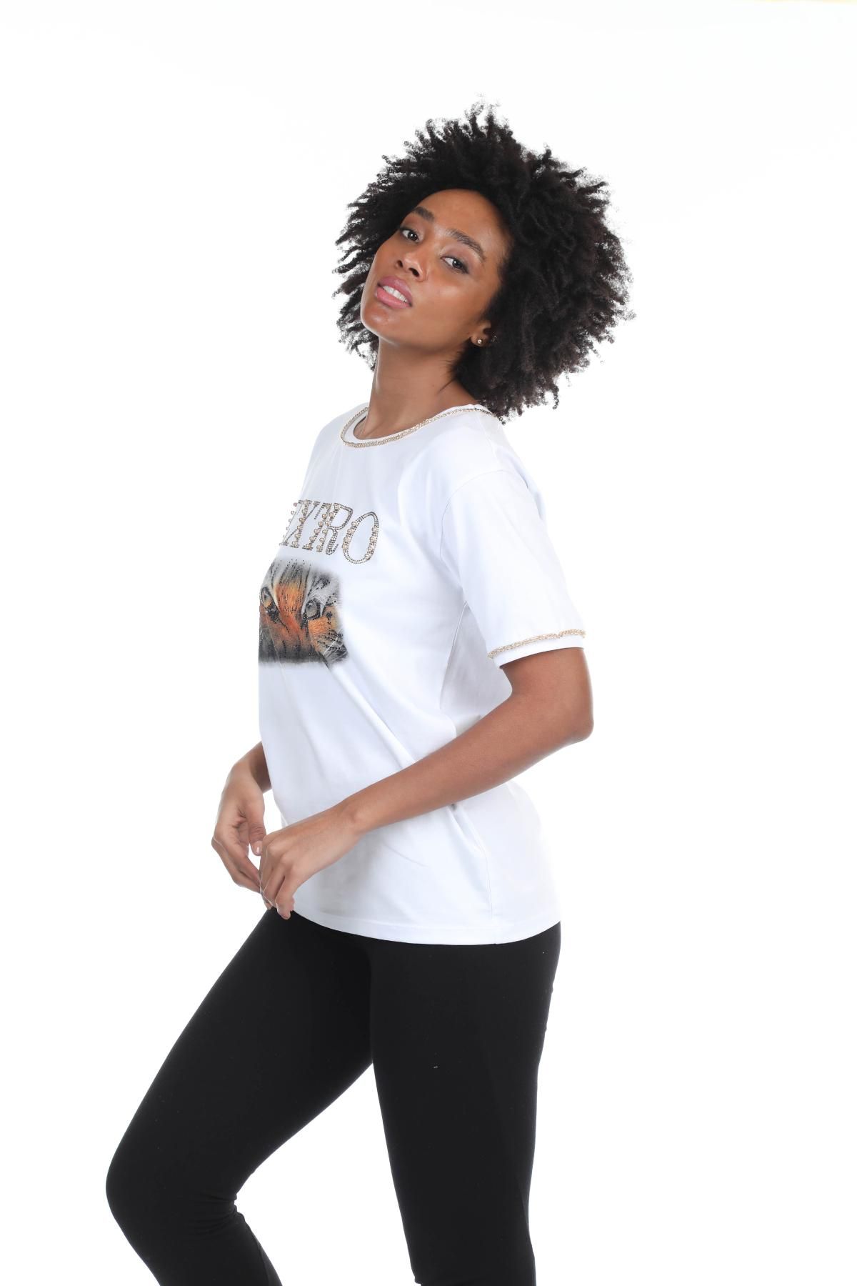 Paola Extro 2080 WHITE Women T Shirt Dosso Dossi