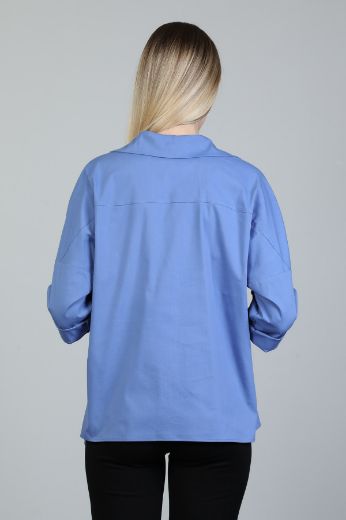 Picture of Aras 8904 BLUE Women Shirt