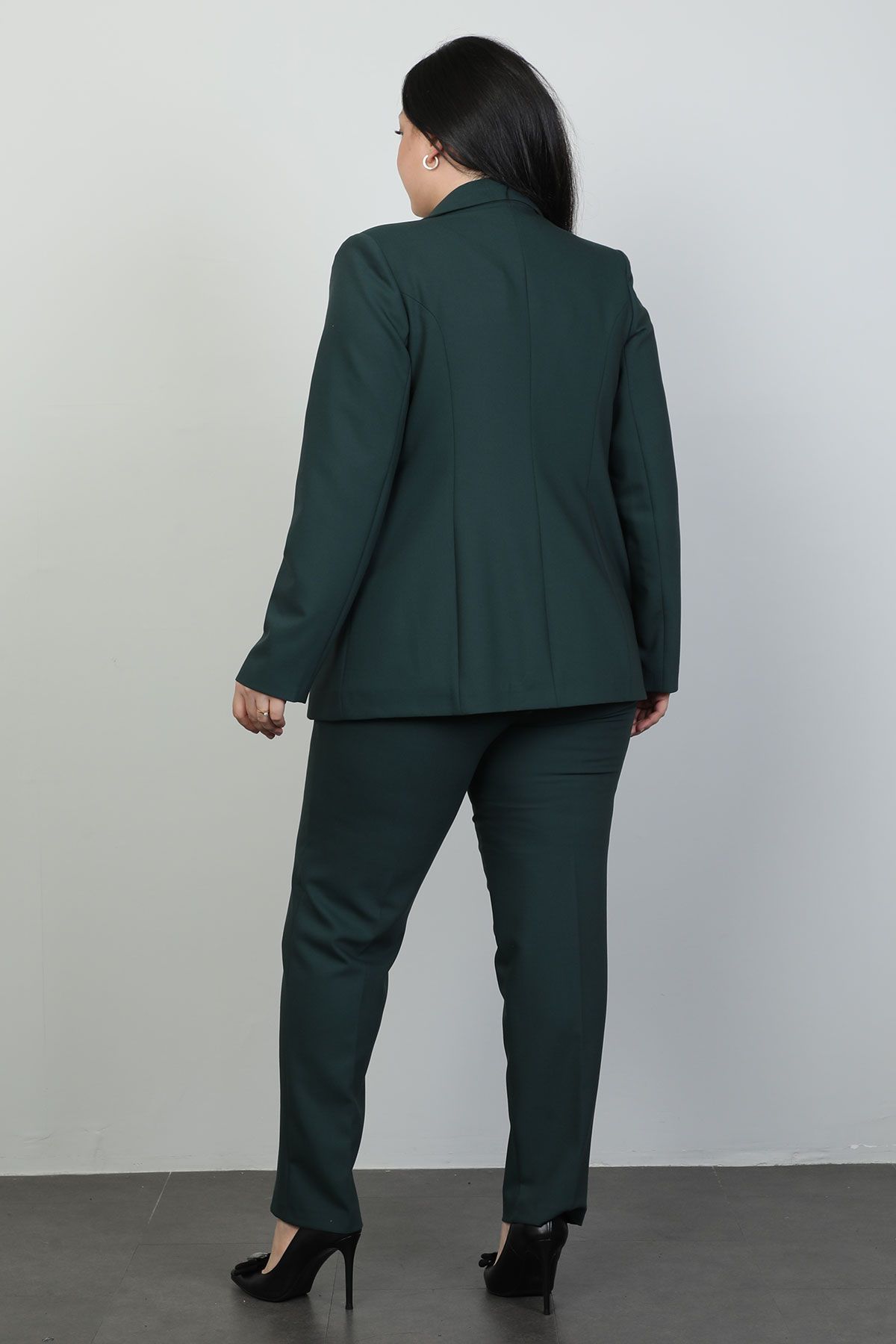 Xewn 4861xl DARK GREEN Plus Size Women Suit Dosso Dossi